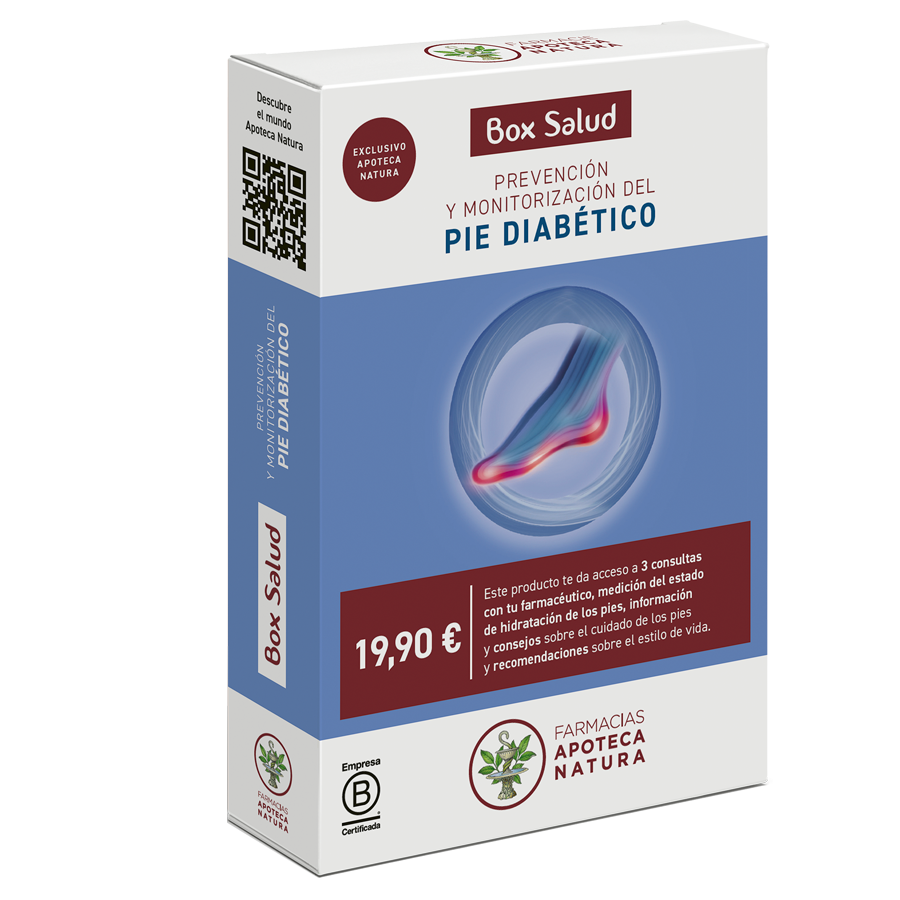 Box salud prevención y monitorización del pie diabético - Apoteca Natura
