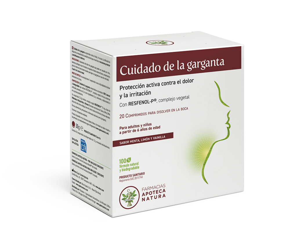 Cuidado de la garganta - Comprimidos - Apoteca Natura
