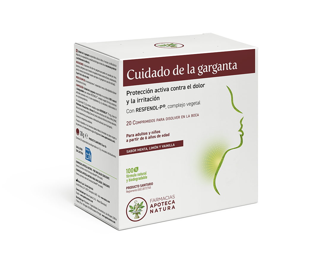 Cuidado de la garganta - Comprimidos - Apoteca Natura
