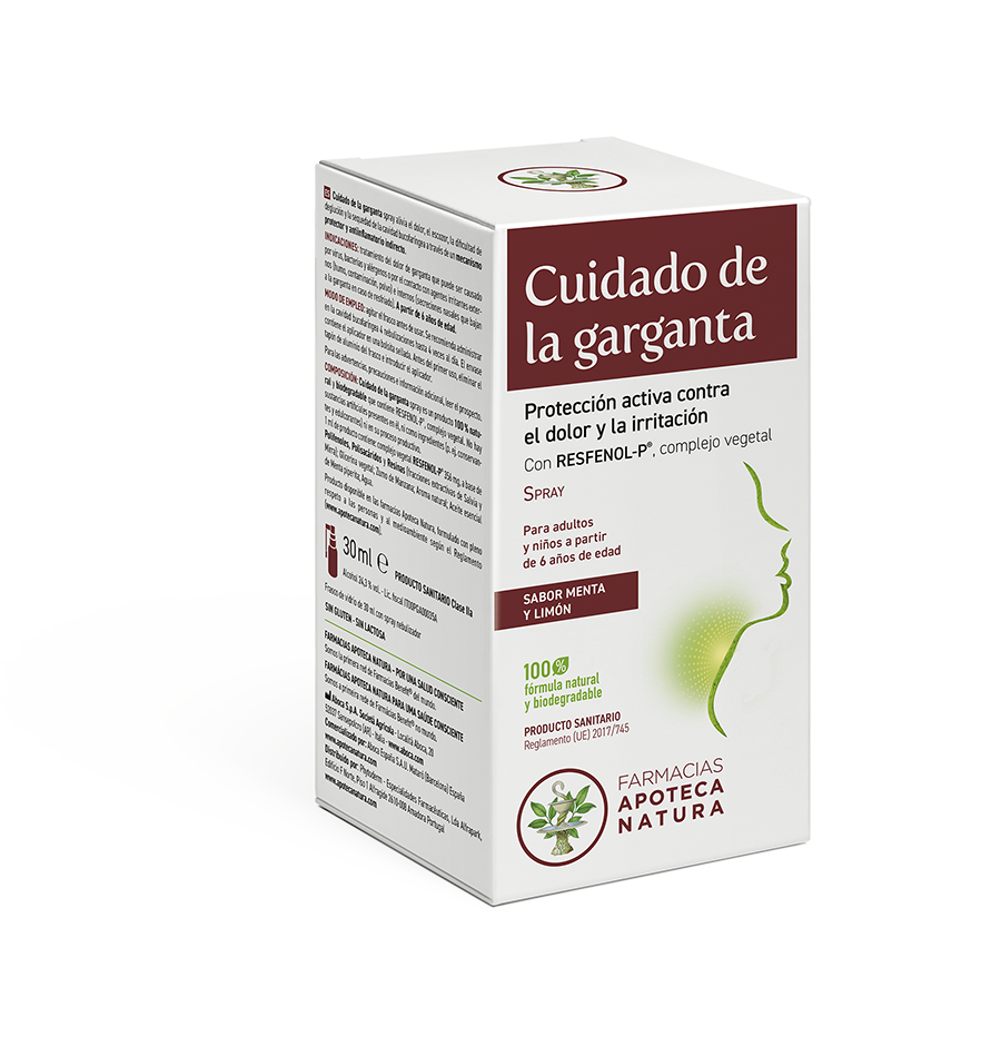 Cuidado de la garganta - Spray - Apoteca Natura